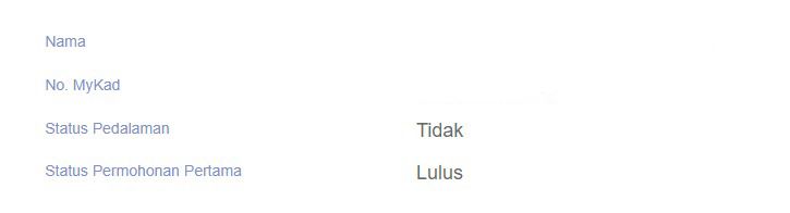 Status STR Tidak Lulus